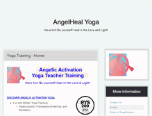 Tablet Screenshot of angelheal.com